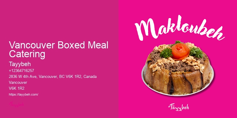 Vancouver Syrian Food Packages