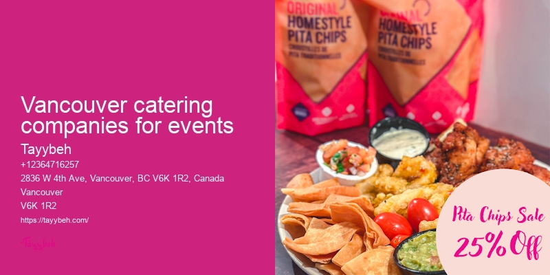 Catering for special occasions Vancouver
