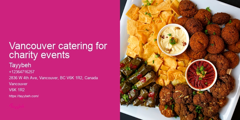 Syrian Cuisine for Special Events Vancouver