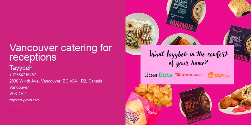 Vancouver catering with delivery options
