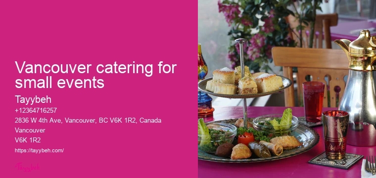 Vancouver ethnic cuisine catering