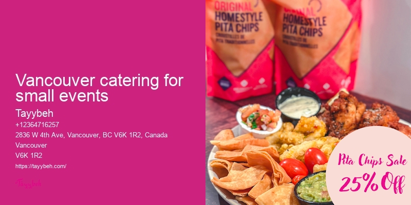 Custom Catering for Events Vancouver
