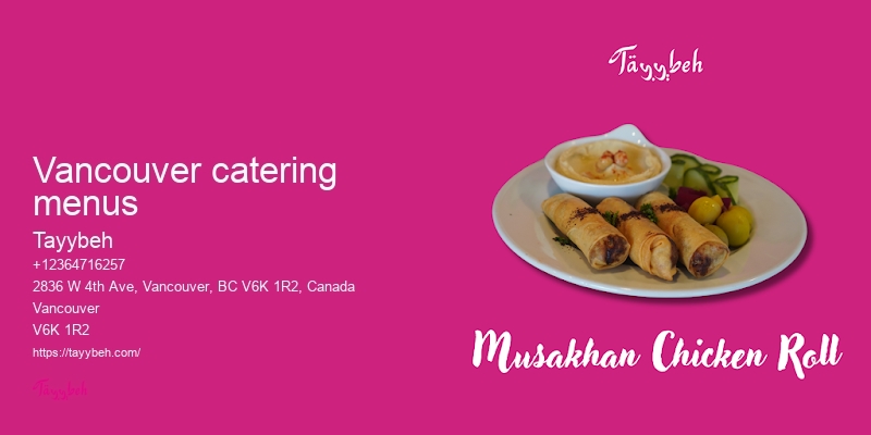 Top Syrian Food Catering Vancouver