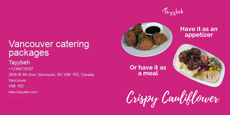 Healthy meal catering Vancouver