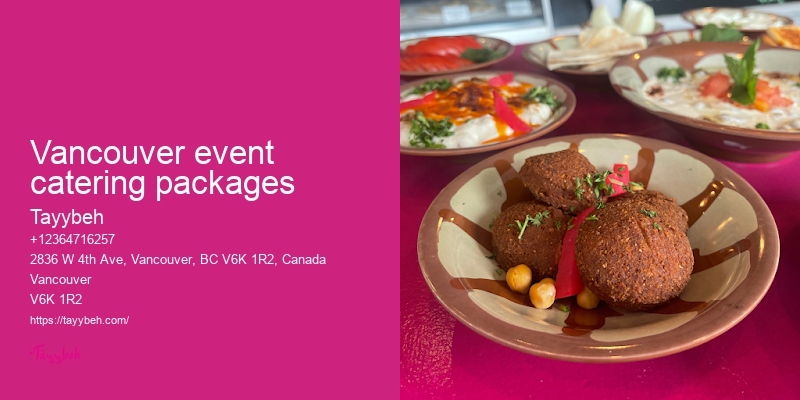 Best corporate catering Vancouver
