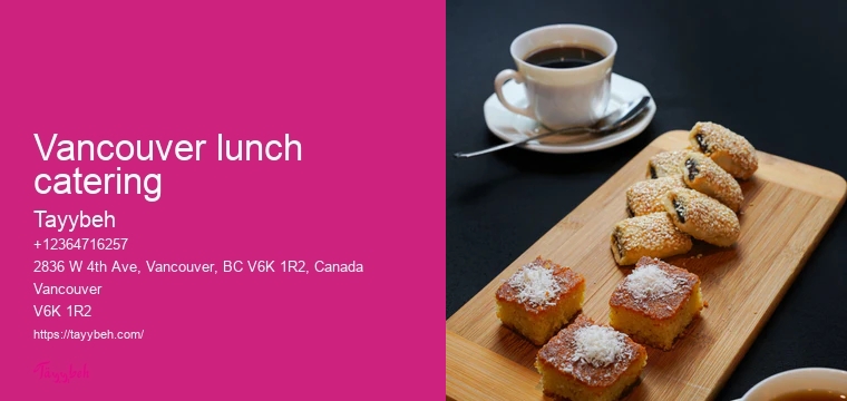 Vancouver catering for business meetings