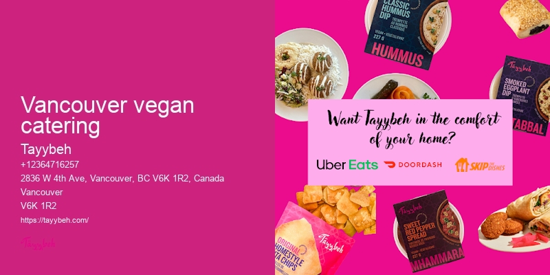 Exclusive catering services Vancouver
