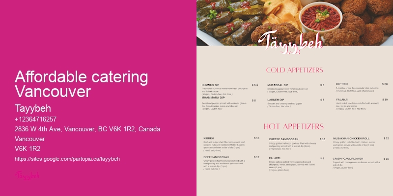 Best Syrian Cuisine Vancouver