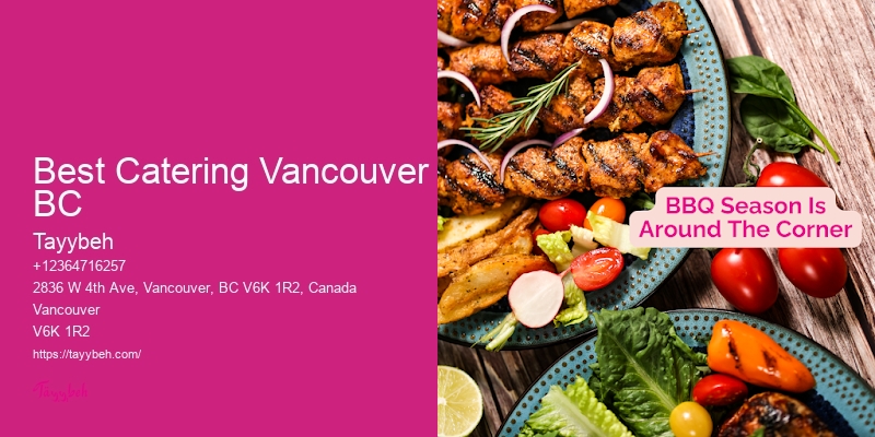 Gourmet halal catering Vancouver