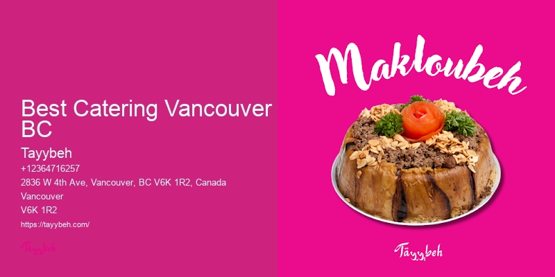 Vancouver catering service comparisons