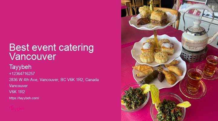 Syrian Catering Services Vancouver