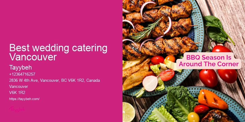 Vancouver luxury catering options