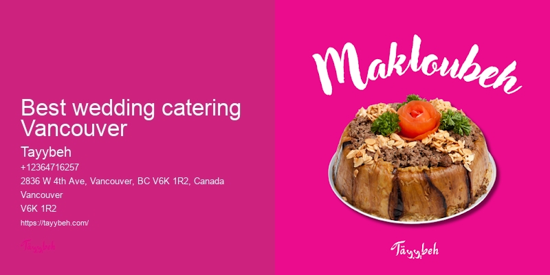 Vancouver catering services near me