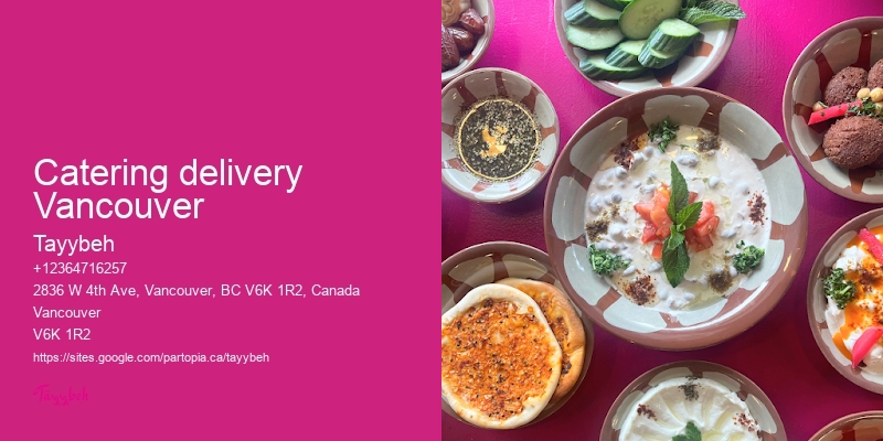 Syrian Food Catering for Corporate Events Vancouver