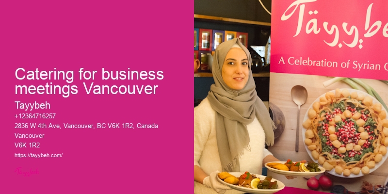 Vancouver halal catering for parties