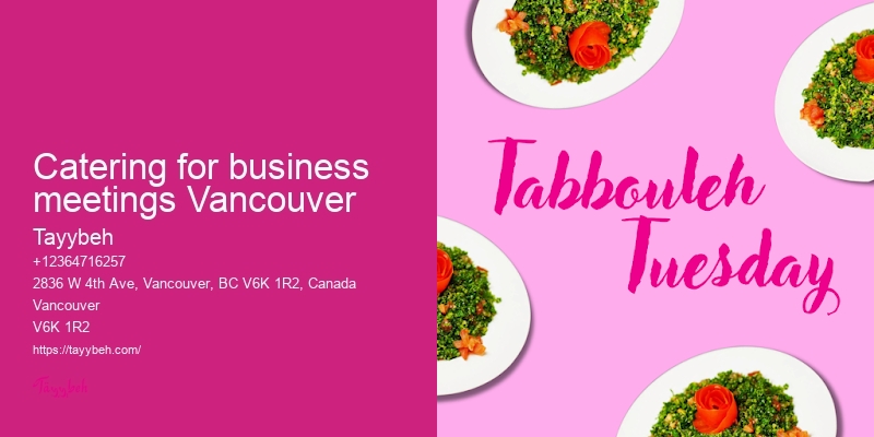 Affordable Syrian Cuisine Vancouver