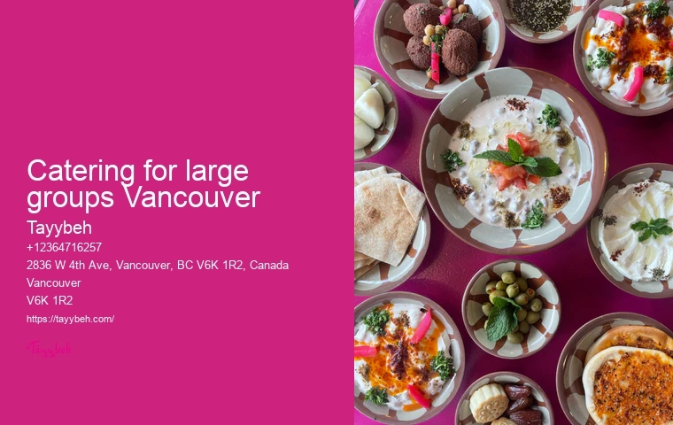 Vancouver gourmet dinner catering