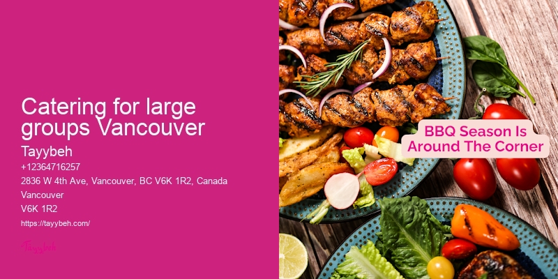 Wedding catering Vancouver