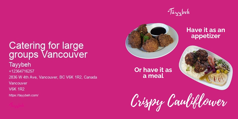Customizable catering Vancouver
