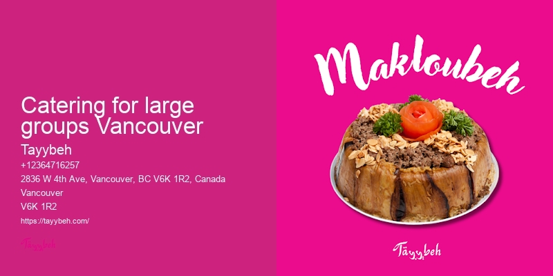 Vancouver Dinner Packages for Weddings