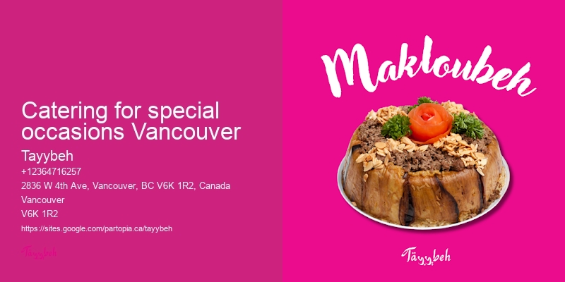 Catering companies Vancouver reviews