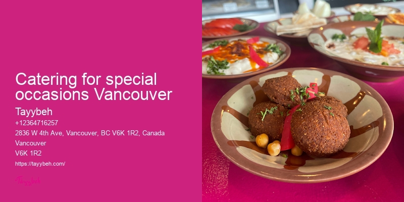Best local catering Vancouver