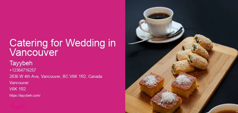 Syrian Food for Weddings Vancouver