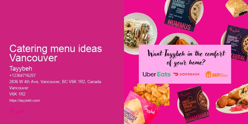 Top caterers in Vancouver