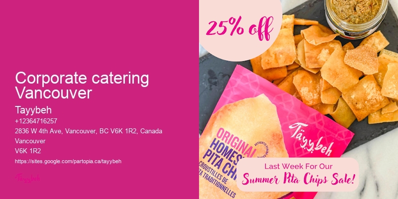 Vancouver catering menu customization