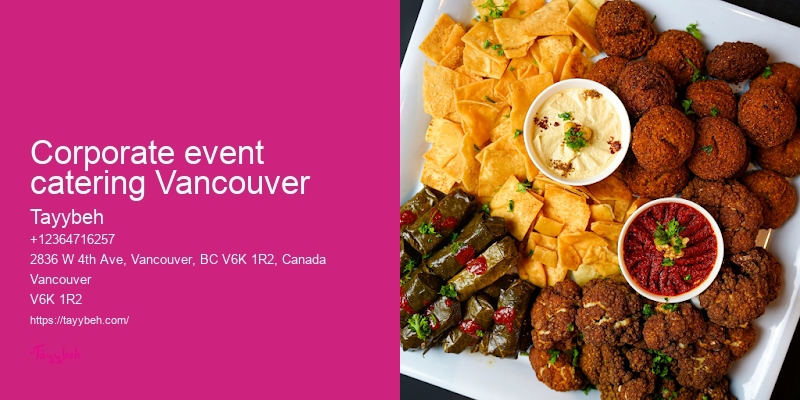 Affordable gourmet catering Vancouver
