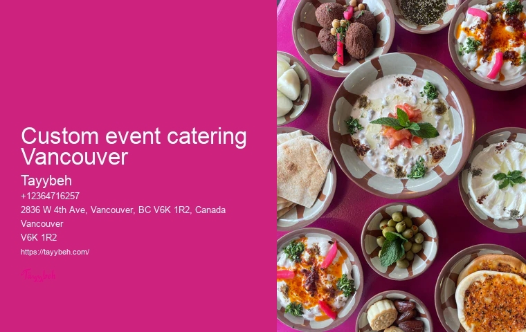 Full-service catering Vancouver