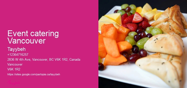 Catering services Vancouver reviews