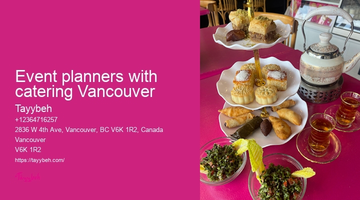 Syrian Food for Banquets Vancouver