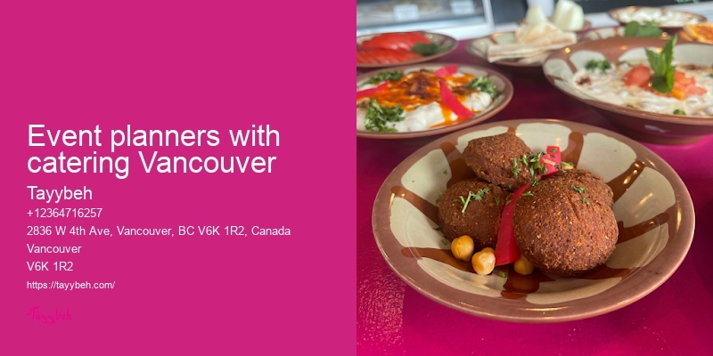 Syrian Food Catering for Corporate Events Vancouver