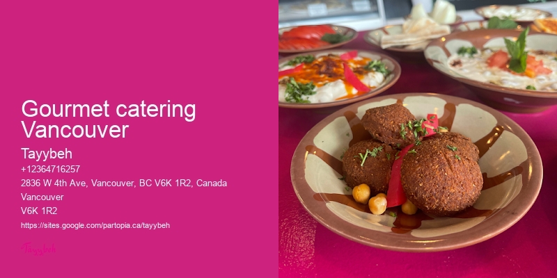 Vancouver catering for small events