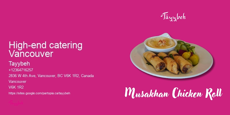 Custom catering Vancouver