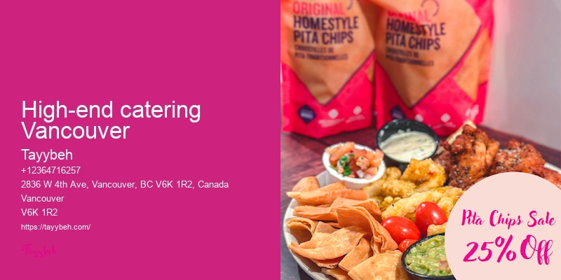 Syrian Food Catering for Weddings Vancouver