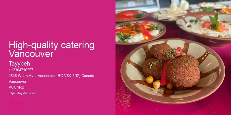 Custom catering services Vancouver