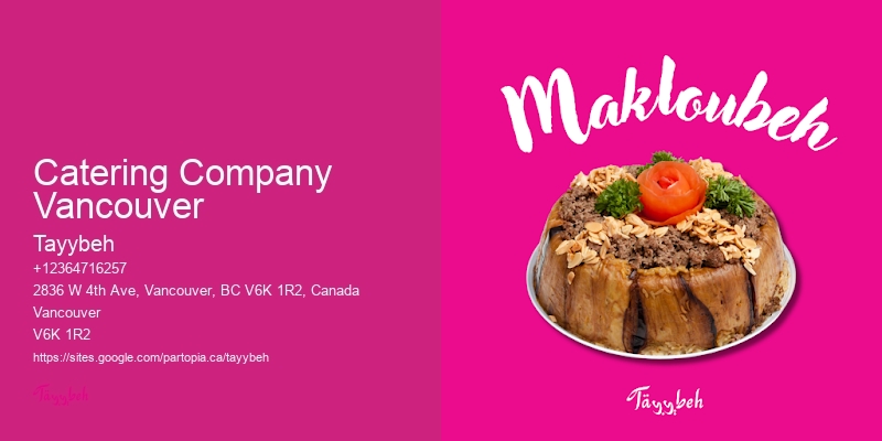 Vancouver catering service comparisons