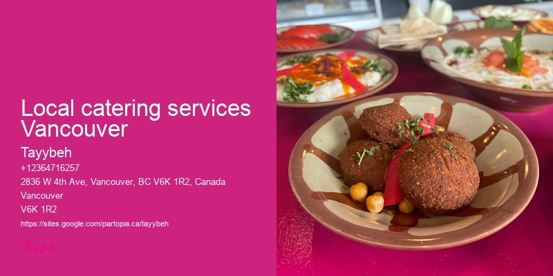 Custom catering services Vancouver