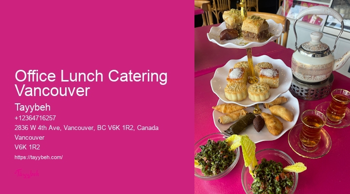 Syrian Cuisine Pop-Up Events Vancouver