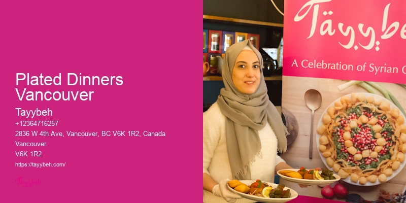 Syrian Dinner Parties Vancouver