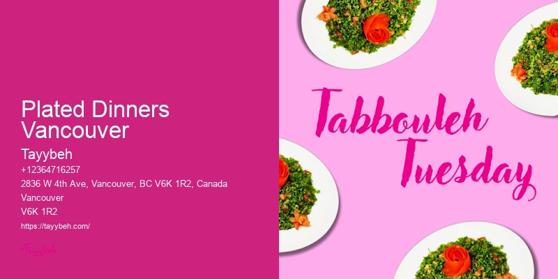 Vancouver catering for gala events