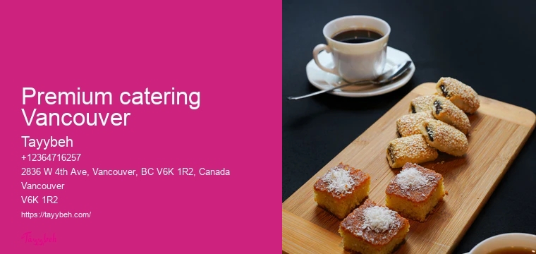 Wedding reception catering Vancouver
