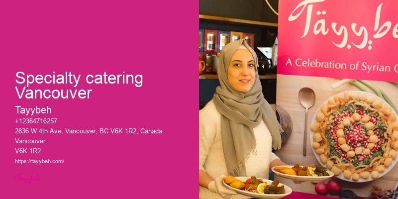 Vancouver catering for special events