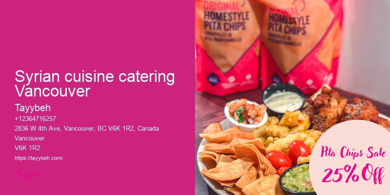 On-site catering services Vancouver