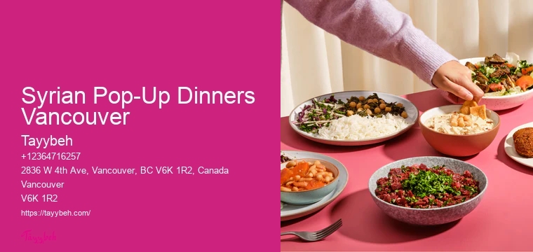 Syrian Meal Prep Vancouver