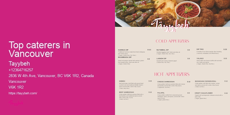 Syrian Food for Festivals Vancouver