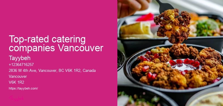 Vancouver catering for company events