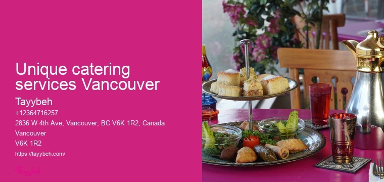 Syrian Food for Celebrations Vancouver